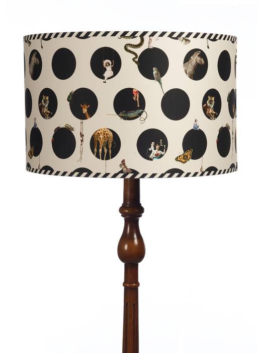 Character Polka Shade Emily Humphrey Design Eclectic style living room Lighting