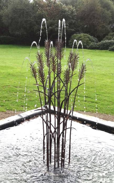 Miscanthus Fountain Humphrey Bowden Fountain Designer and Maker Weitere Zimmer Skulpturen