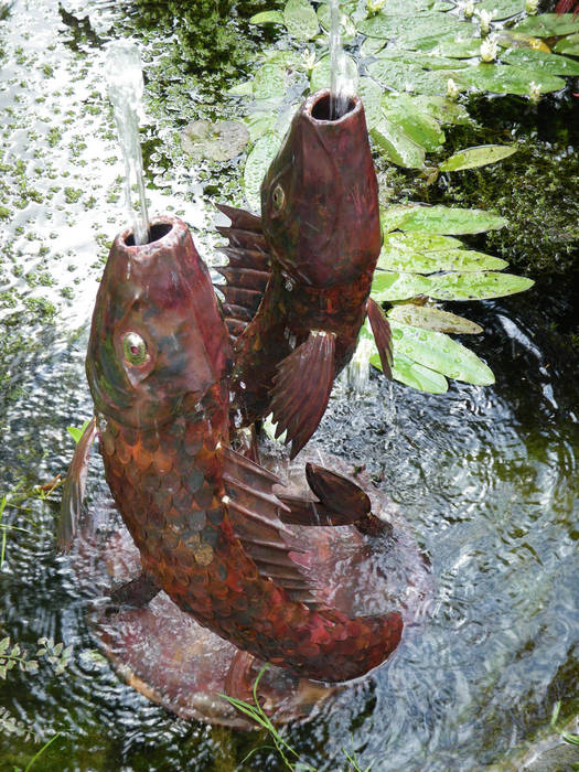 Koi Carp Fountian Humphrey Bowden Fountain Designer and Maker Other spaces Sculptures