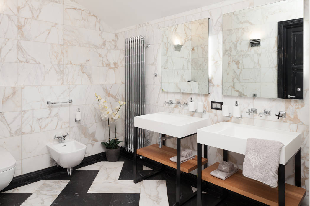квартира, Nelly Say Nelly Say Modern style bathrooms