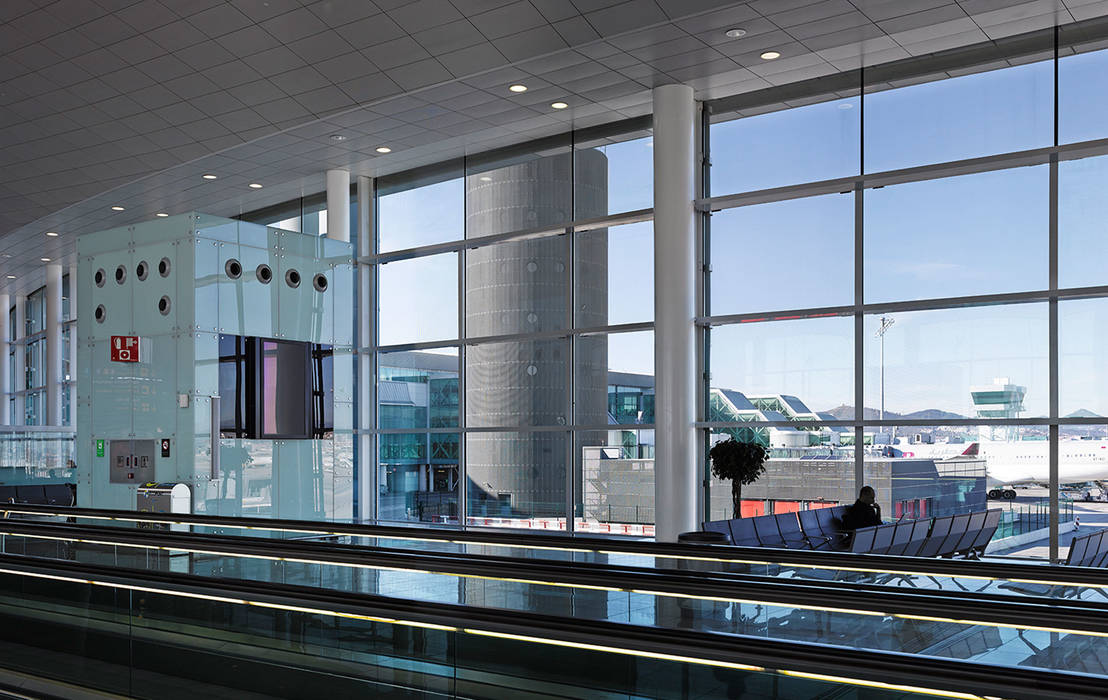 Terminal 1 at barcelona airport, ricardo bofill taller de arquitectura homify
