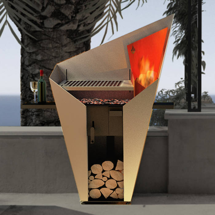 Torxa, Kuden 360 Kuden 360 Modern garden Fire pits & barbecues