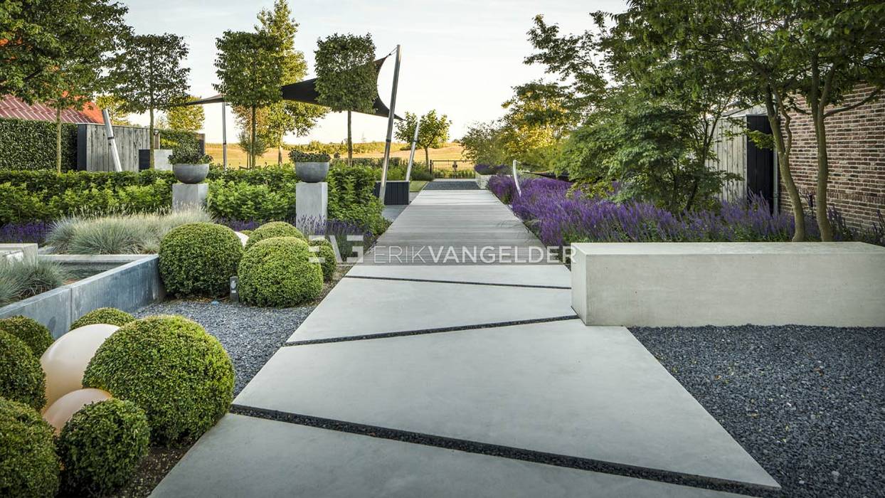 Moderne villatuin Middelburg, ERIK VAN GELDER | Devoted to Garden Design ERIK VAN GELDER | Devoted to Garden Design Vườn phong cách hiện đại