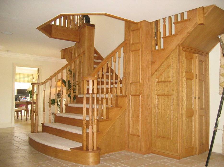 Projects, Extensions, Lofts, Xspace Xspace Rustic style corridor, hallway & stairs