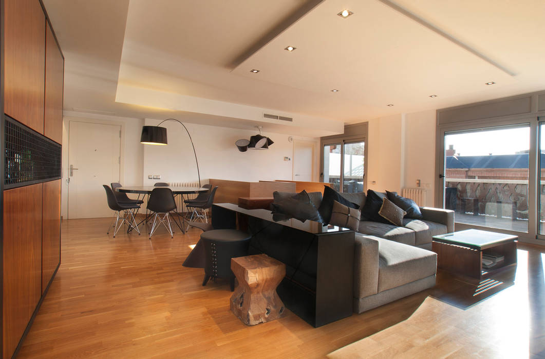 Duplex en Barcelona, The Pont design The Pont design ห้องนั่งเล่น