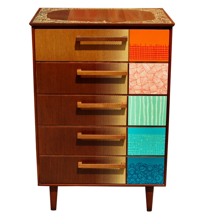 Zoe Murphy- Margate drawers Zoe Murphy Eclectic style living room Cupboards & sideboards