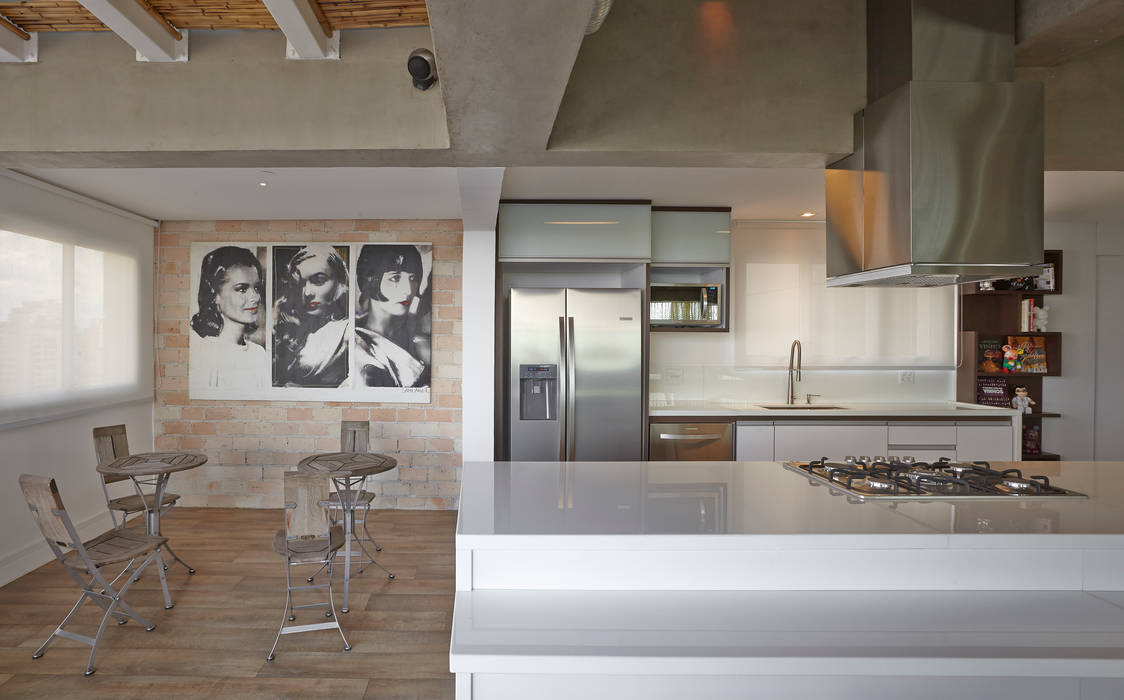 Apartamento Campo Belo - 374m2, Viviane Dinamarco Design de Interiores Viviane Dinamarco Design de Interiores Cozinhas modernas