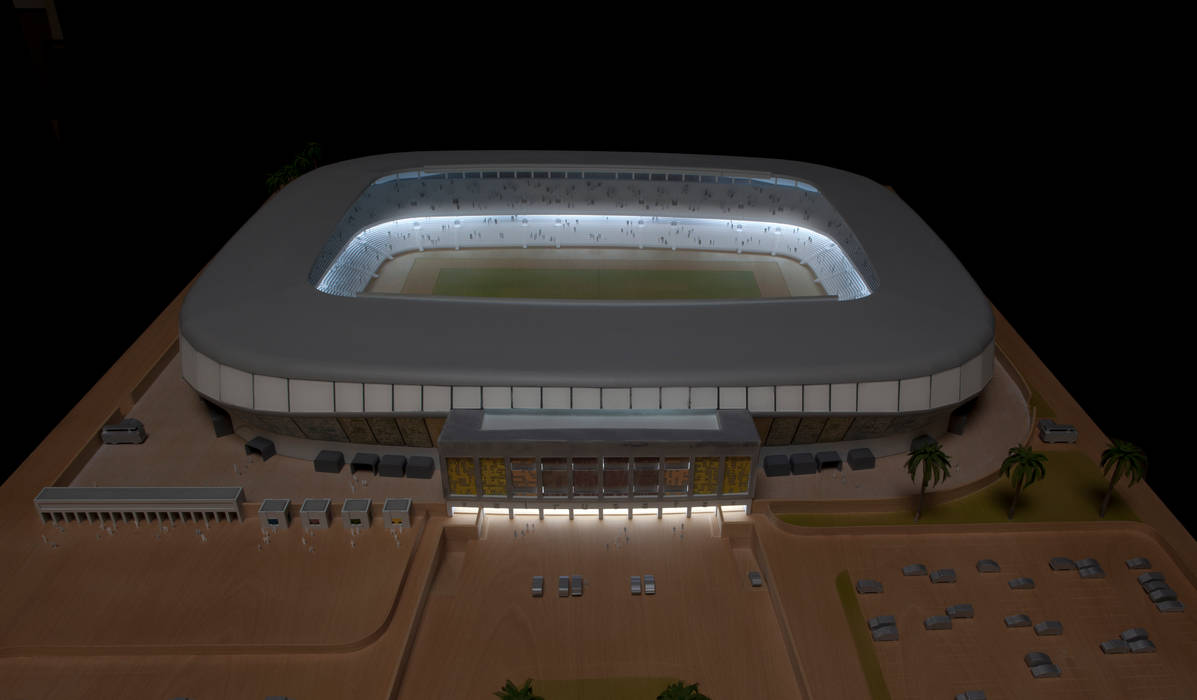 New Al Russafa Stadium in Baghdad. 30K, Javier Garcia Alda arquitecto Javier Garcia Alda arquitecto Espacios