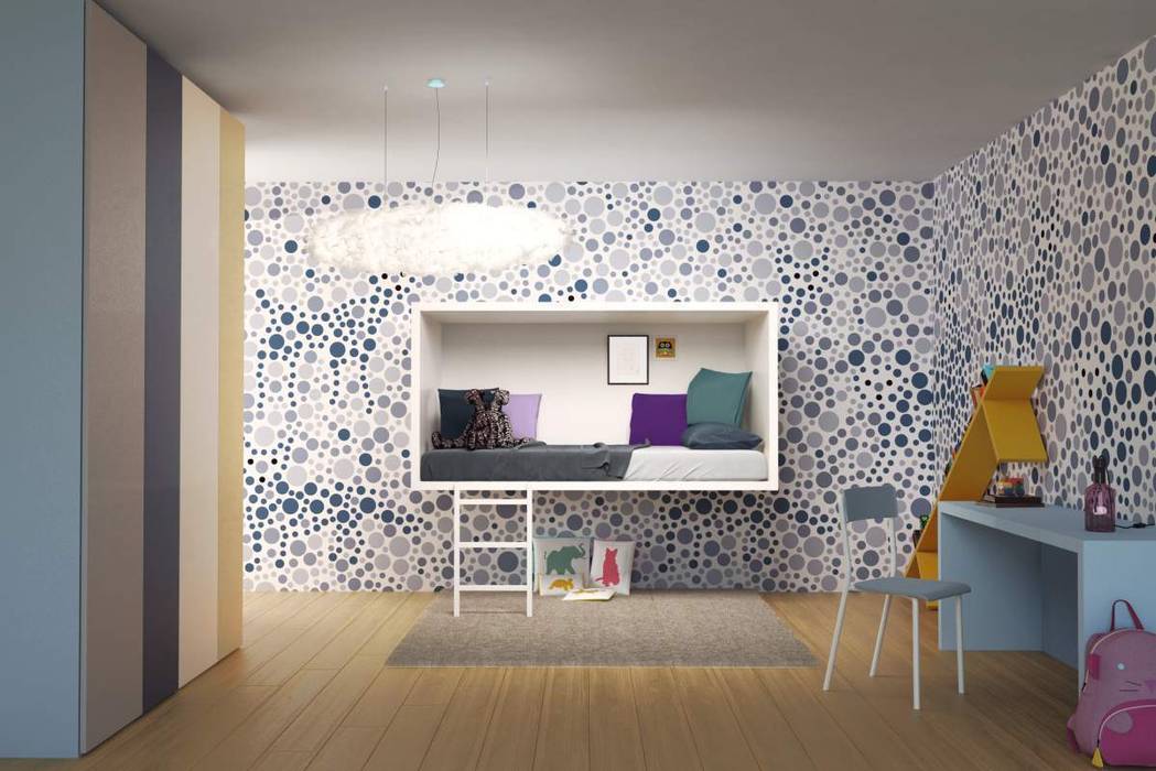 3Dots Wallpaper - Lagostudio, Jennifer Rieker - Produktdesign Jennifer Rieker - Produktdesign Детские комната в эклектичном стиле Аксессуары и декор