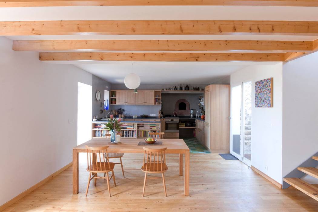 Quinta H | eco-remodelação| Madeira, Mayer & Selders Arquitectura Mayer & Selders Arquitectura Salas de jantar rústicas