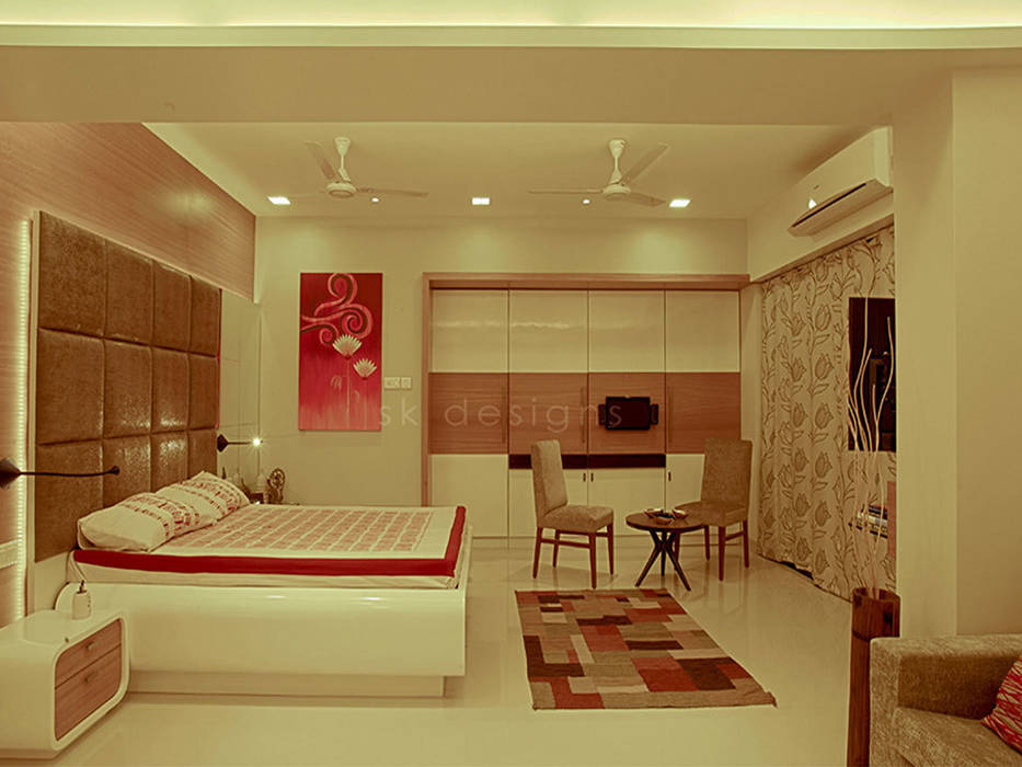 s k designs - contemporary residence in Andheri S K Designs Bedroom