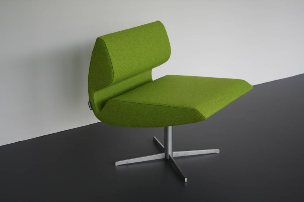 Lounge chair Luna, B crea B crea Moderne woonkamers Krukken, stoelen & zitkussens