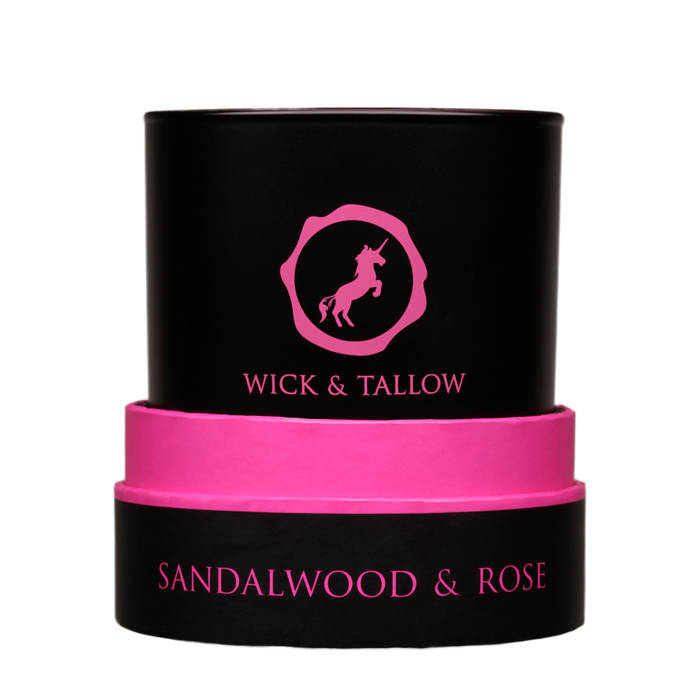 Wick & Tallow Sandalwood & Rose Candle, Wick & Tallow Wick & Tallow Modern houses Accessories & decoration