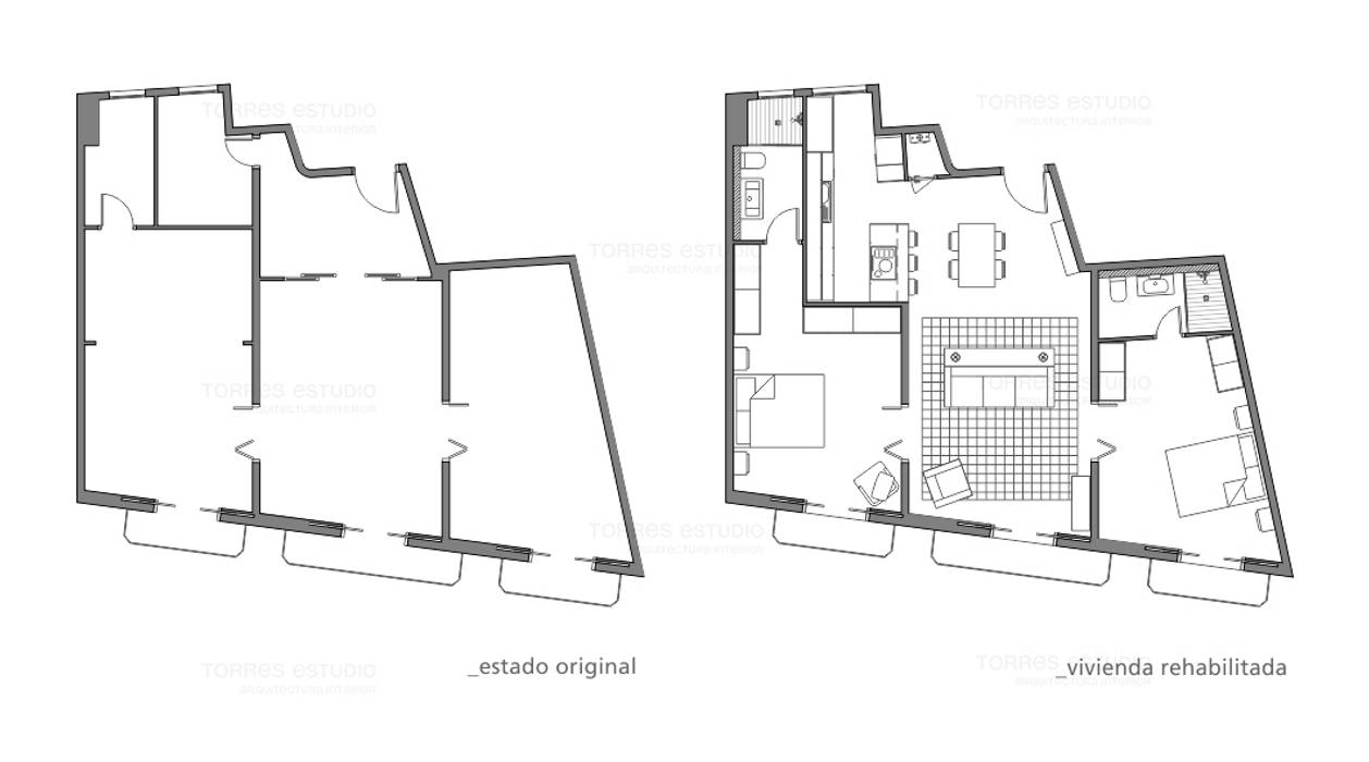 Restaurar vivienda en finca gótica, Torres Estudio Arquitectura Interior Torres Estudio Arquitectura Interior