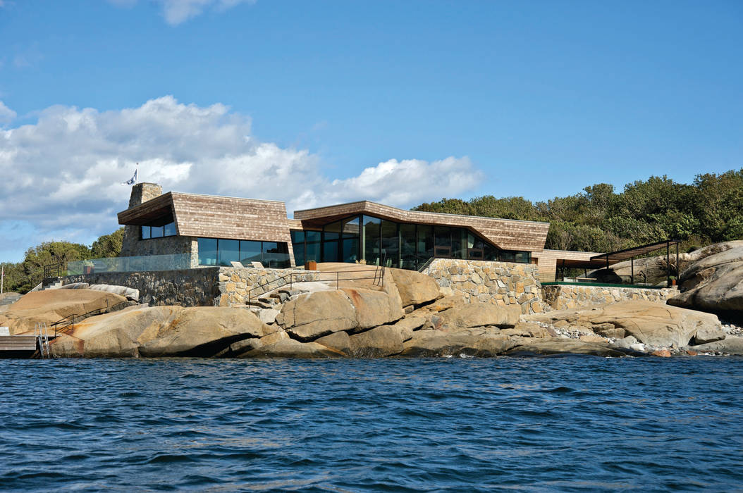 Rock House, Jarmund/Vigsnæs AS Arkitekter MNAL: modern by Jarmund/Vigsnæs AS Arkitekter MNAL, Modern