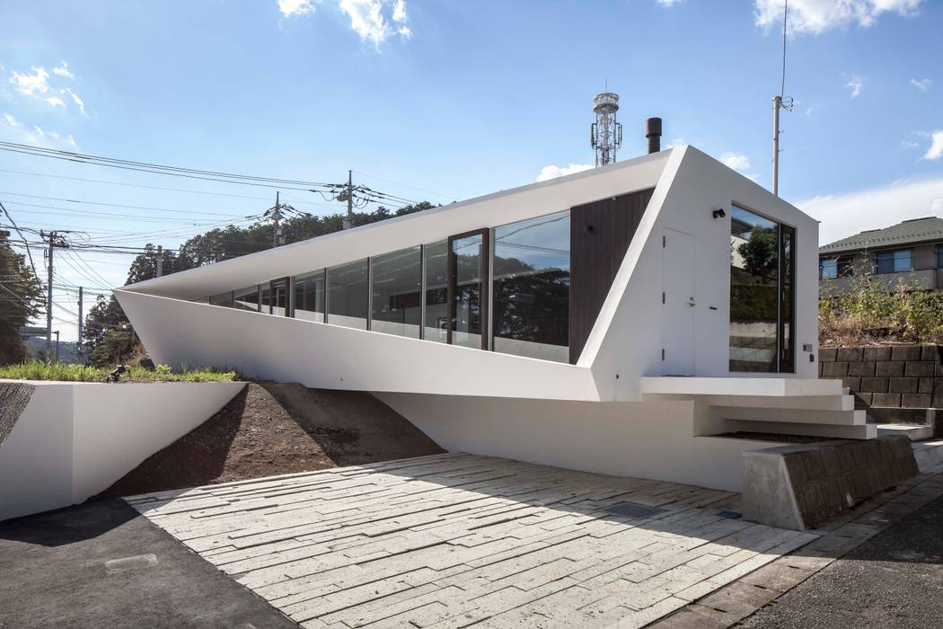 crossing point, 後藤武建築設計事務所 後藤武建築設計事務所 Casas estilo moderno: ideas, arquitectura e imágenes