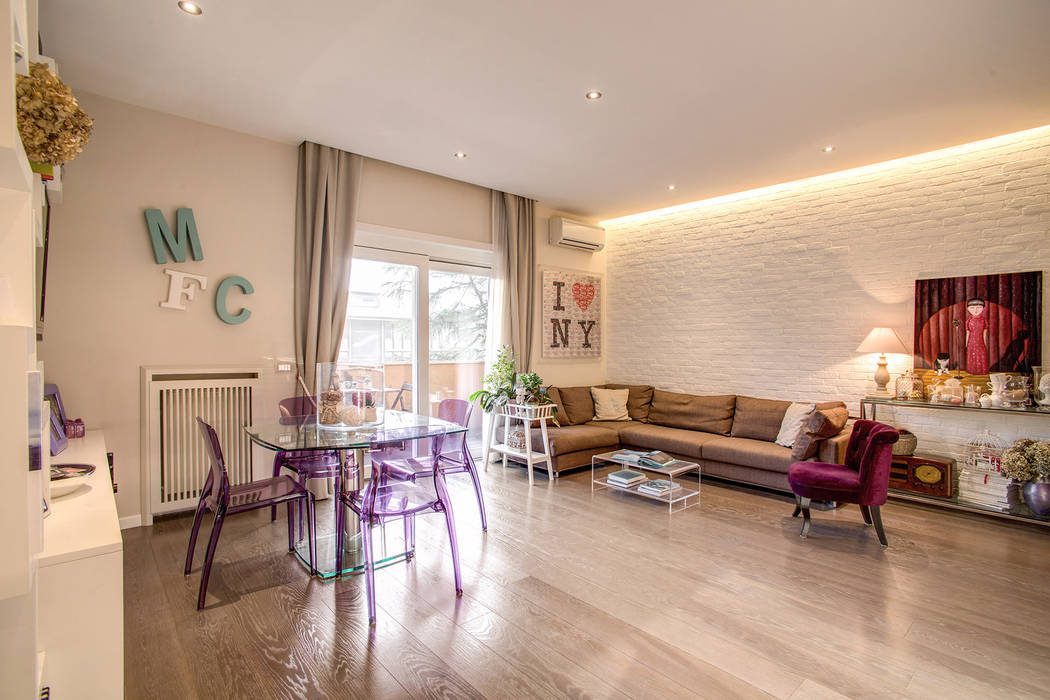 Salones de estilo moderno de MOB ARCHITECTS Moderno