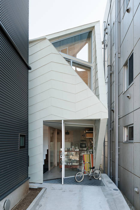 Tsubomi House (Tokyo Bud House), FLAT HOUSE FLAT HOUSE Home design ideas