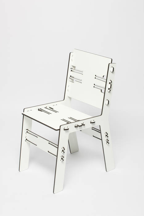 The CLICdiner chair HPL, PeLiDesign PeLiDesign 餐廳 椅子與長凳