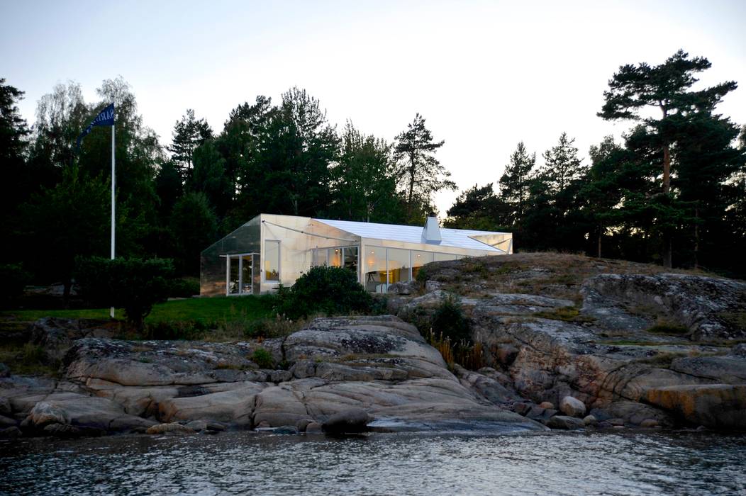 Aluminum Cabin, Jarmund/Vigsnæs AS Arkitekter MNAL Jarmund/Vigsnæs AS Arkitekter MNAL Eclectic style houses