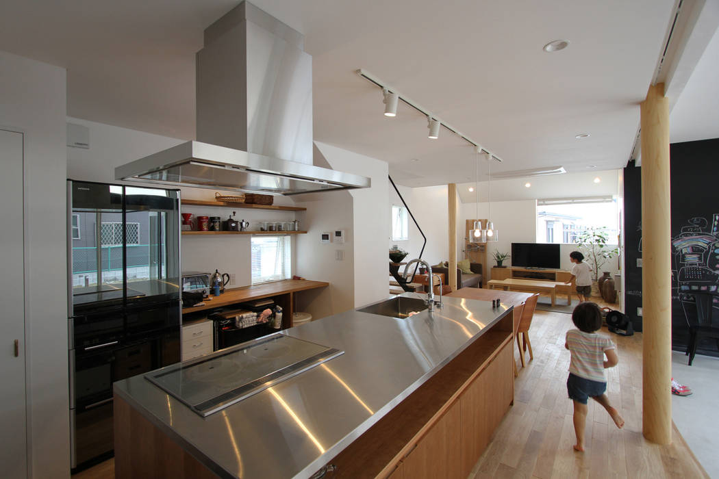 土間リビングの家, FCD FCD Modern kitchen