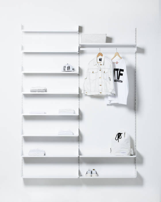 FLOATING SHELVING_OPEN DRESSROOM SOLUTION, THE THING FACTORY THE THING FACTORY Modern style dressing rooms Wardrobes & drawers