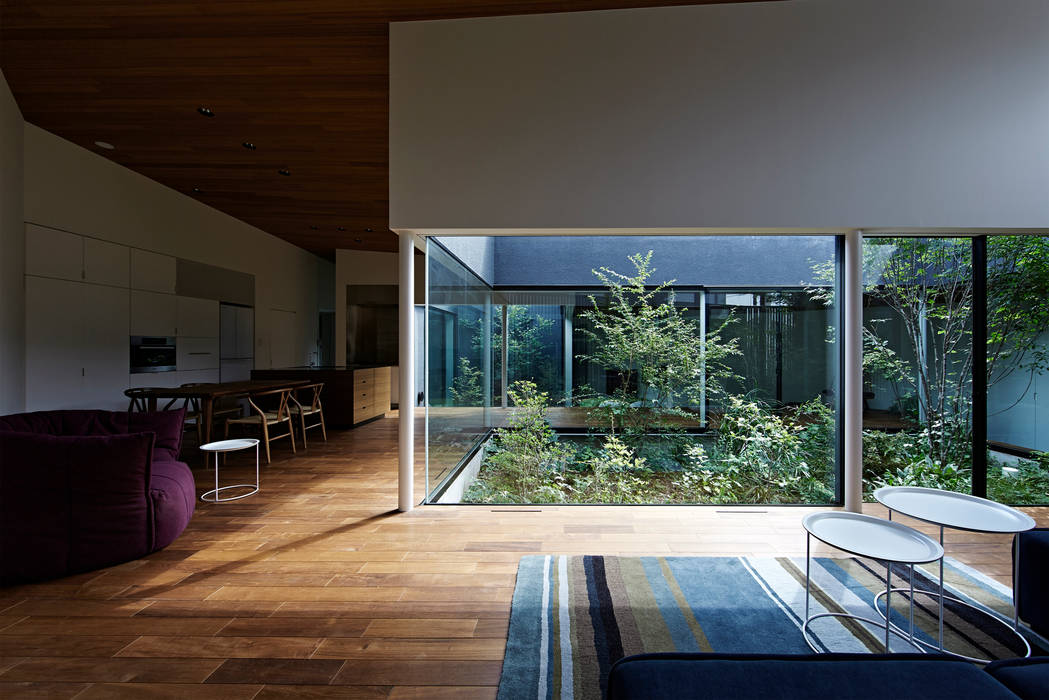 House in Higashimurayama, 石井秀樹建築設計事務所 石井秀樹建築設計事務所 Modern Garden