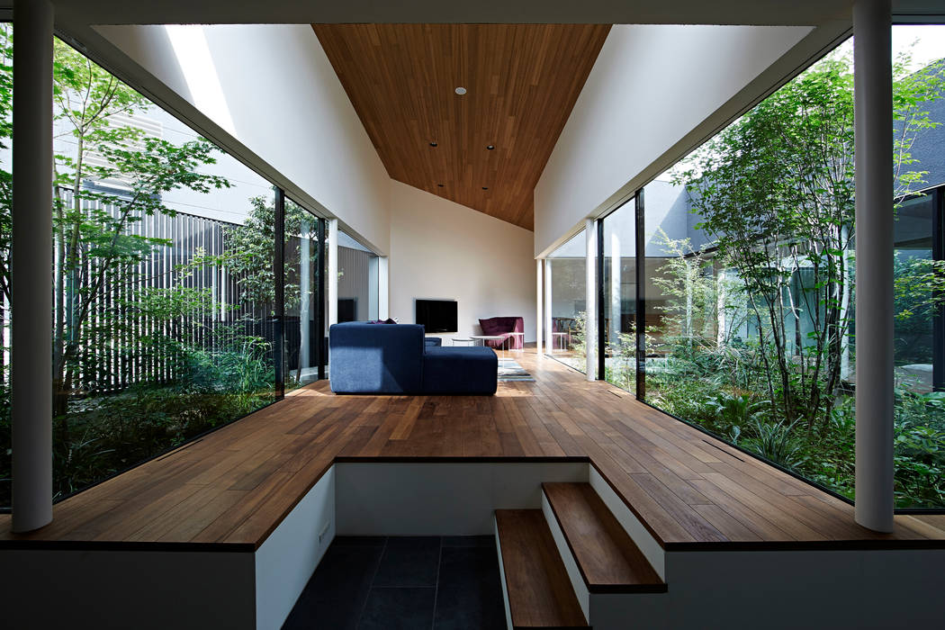 House In Higashimurayama 石井秀樹建築設計事務所living Room Homify