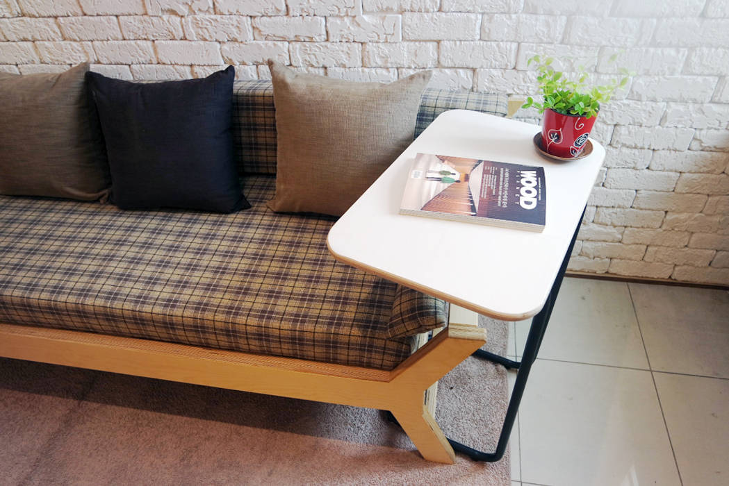 N.E fabric bench, Design-namu Design-namu 스칸디나비아 거실 소파 & 안락 의자