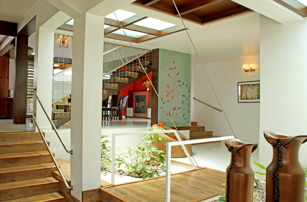 Residence for Mr Arvind Kalburgi, Kembhavi Architecture Foundation Kembhavi Architecture Foundation Rooms