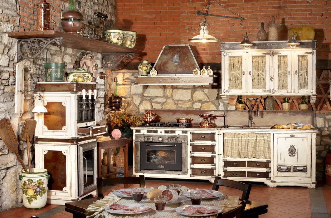 RUSTIC KITCHEN Maggi Massimo ห้องครัว ซิงก์และก๊อกน้ำ