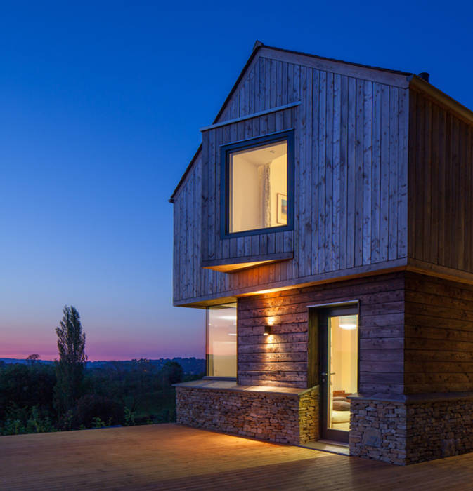 The Larch House, Millar+Howard Workshop Millar+Howard Workshop Кухня в стиле модерн