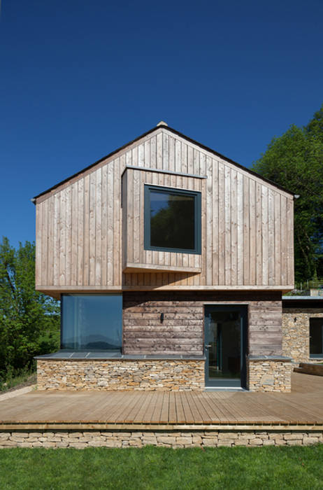 The Larch House, Millar+Howard Workshop Millar+Howard Workshop Cocinas de estilo moderno