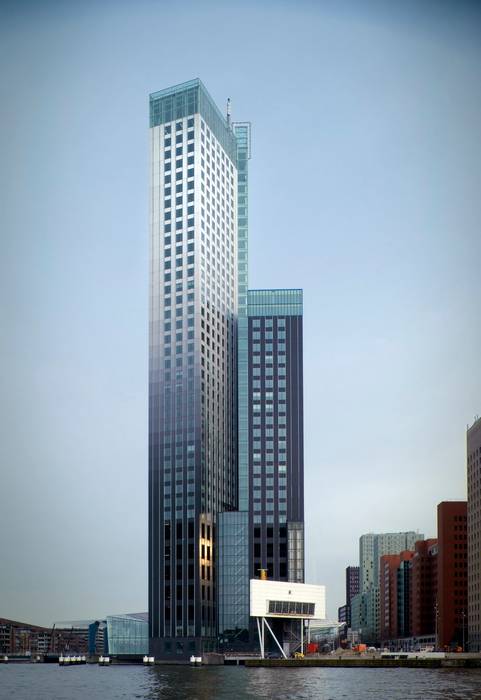 Maas Tower, Dam & Partners Architecten Dam & Partners Architecten Commercial spaces Office buildings