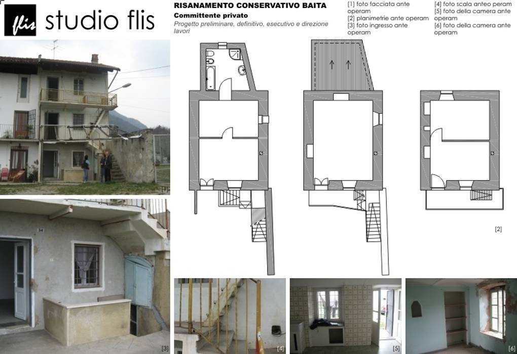 Risanamento conservativo baita, Architetto Igor Flis Architetto Igor Flis