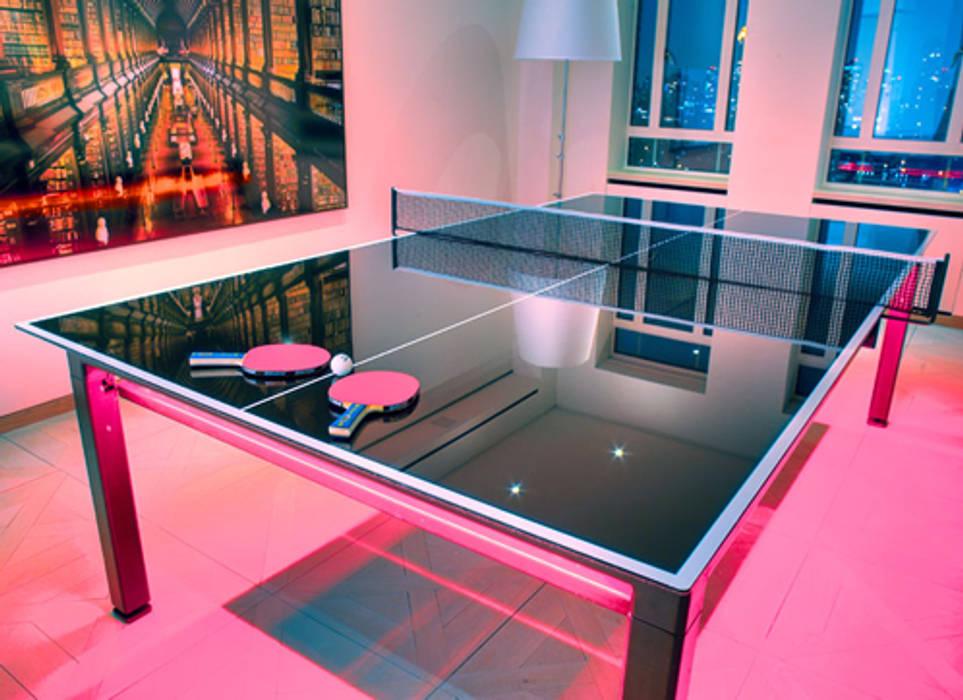 G4 Ping-Pong Table Quantum Play Salas multimedia de estilo moderno Muebles