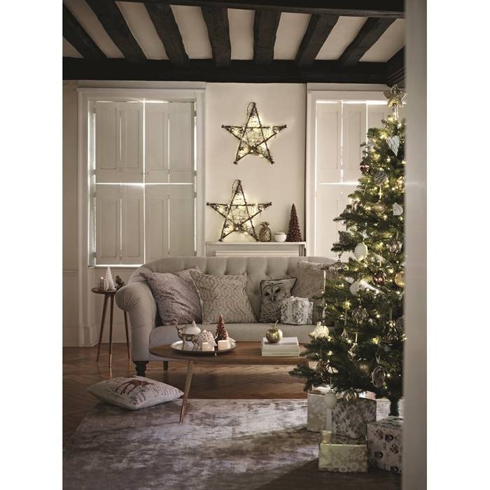 Christmas Lifestyle, M&S M&S Rustic style living room