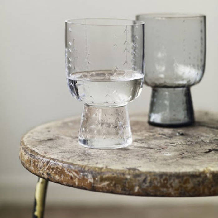 Clear Sarjaton glass (pair) Fate London 스칸디나비아 주택 가정 용품