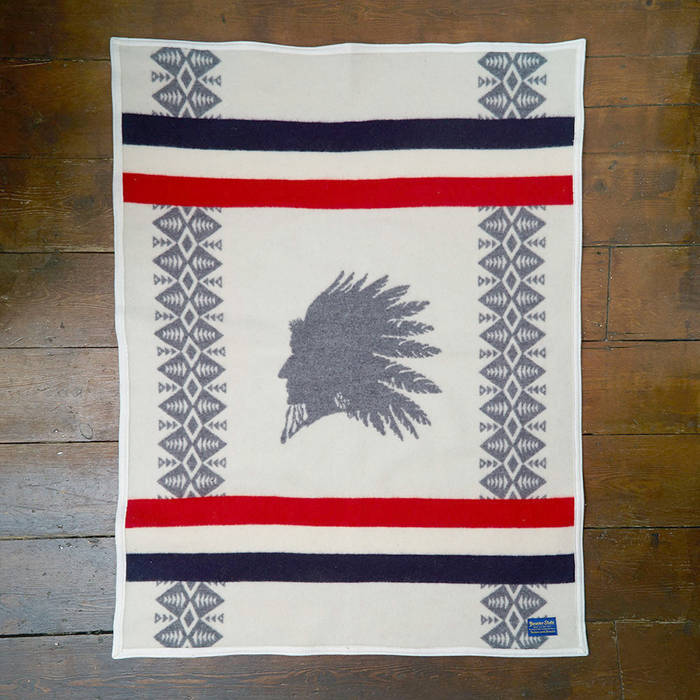 Pendleton heroic chief blanket Fate London Eclectic style bedroom Textiles