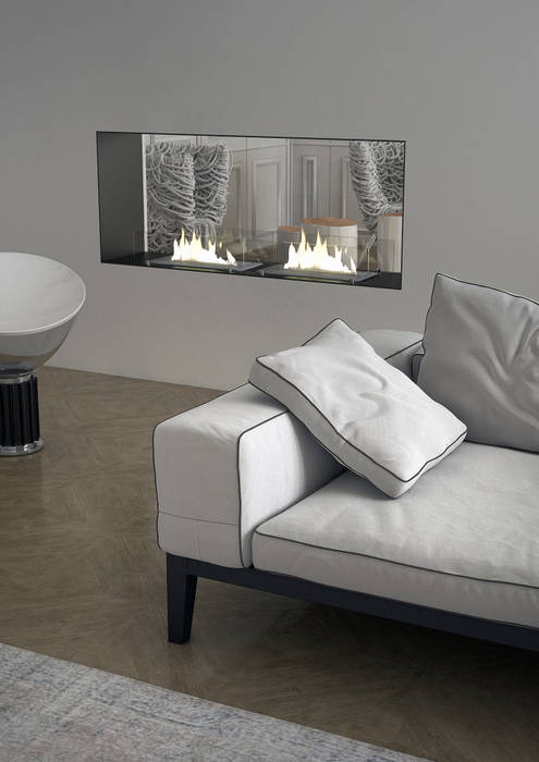 Collezione caminetti d'arredo, MaisonFire MaisonFire Moderne Wohnzimmer Kamin und Zubehör