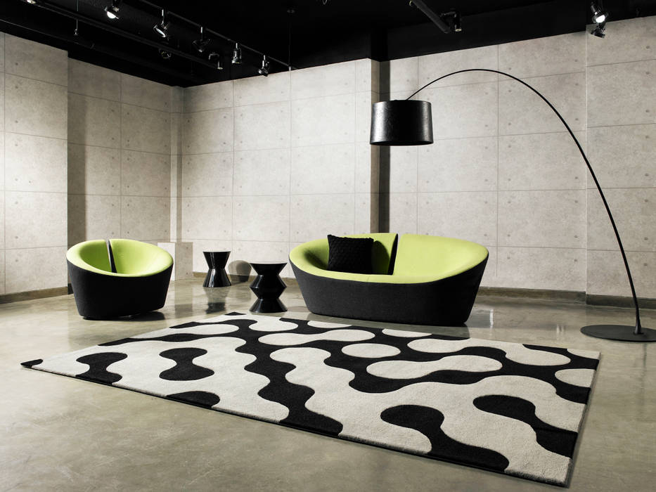 [디자인카페트,모던인테리어,옵티컬패턴] GEO, CAURA CARPET CAURA CARPET Floors Carpets & rugs