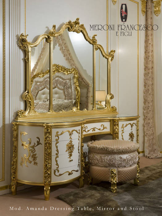 Mod. Amanda Meroni Francesco e Figli Classic style bedroom Dressing tables
