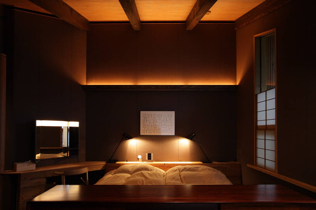 月見草の家, Schri Kakinuma Schri Kakinuma Eclectic style bedroom