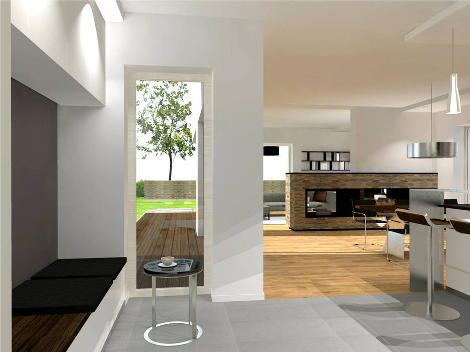 Haus M Kuche Variante A Sitznische Moderne Hauser Von