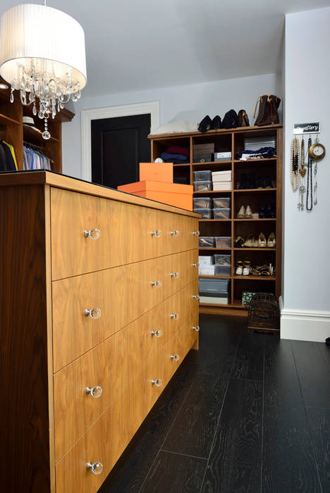 Bespoke Walnut Dressing Room, Room Room Classic style dressing room Accessories & decoration