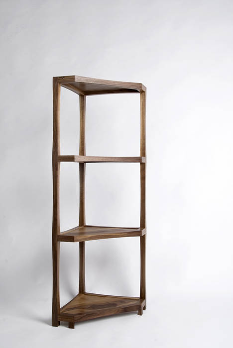 CONER SHELF, Woodstudio MAUM Woodstudio MAUM 모던스타일 거실 선반