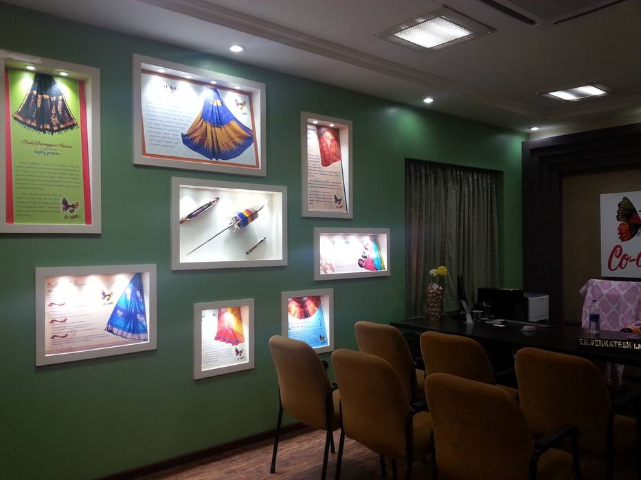 Completed Renovation Work for M/s. Co Optex MD Room Chennai, Quadrantz Consultants: classic by Quadrantz Consultants,Classic