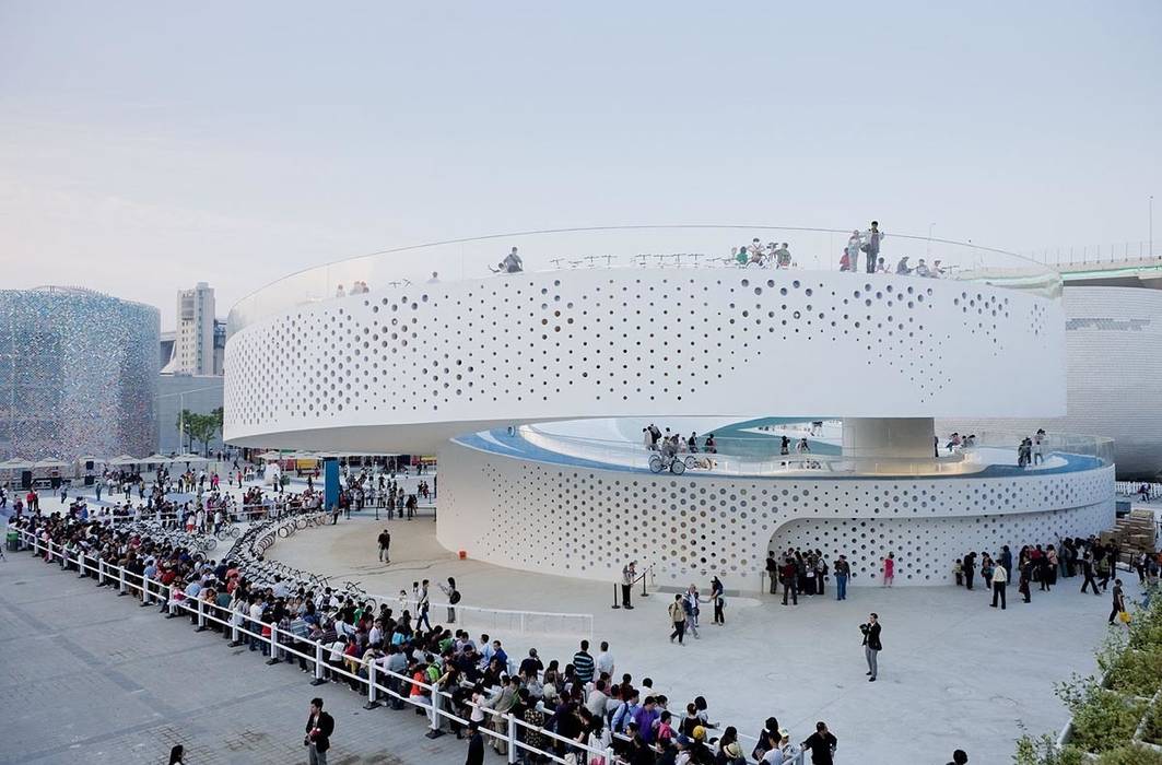 EXPO 2010 DANISH PAVILION, BIG-BJARKE INGELS GROUP BIG-BJARKE INGELS GROUP Espaços comerciais Centros de exposições