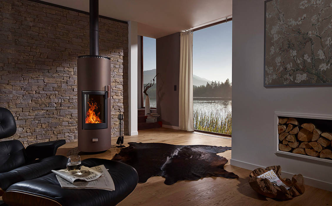 Stufe a legna CERA DESIGN, MaisonFire MaisonFire Modern living room Fireplaces & accessories