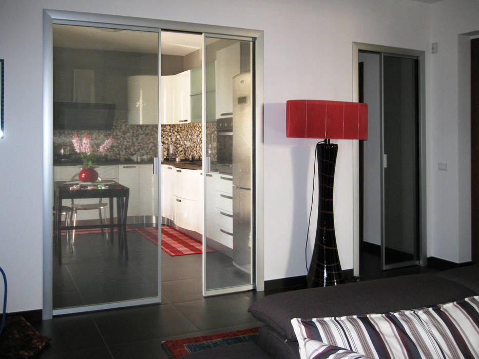 porte in vetro di design, bellinvetro bellinvetro Modern style doors Doors